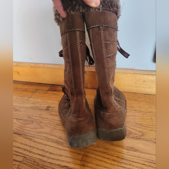 Route 66 Brown Fur-Lined Boots - Picture 6 of 7